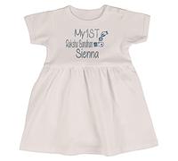 Alwaystrusted Personalised Gift White Bodysuit Dress Grey My 1st Raksha Bandhan Glitter Girl AT-TF27-29-CG