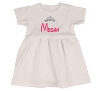 Alwaystrusted Personalised Gift White Bodysuit Dress Pink Tiara Girl AT-TF27-07-M