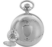 Alwesam Automatic Pocket Watch Mechanical Pocket Watches Cross Pattern with Chain Christmas Graduation Birthday Gifts Father's Day, PJX1107, gift