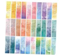 ALWIDA Christian Book Marks, Christmas Bookmarks Bible Bookmark, 30X Christian Bookmarks, Scripture Bookmarks Watercolor for Teachers Students Reading