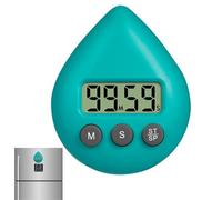 ALWIDA Digital Timer - Waterproof Count Up Timer | Portable Timing Tool With Suction Cup | Waterproof Shower Timer With LCD Display | Countdown Countup Timer For School Learning Kitchen Cooking