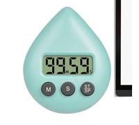 ALWIDA Digital Timer - Waterproof Count Up with Suction Cup | Shower Timer with LCD Display | Countdown & Countup for School, Kitchen & Cooking