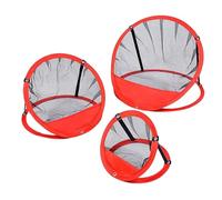 ALWIDA Perfect Touch Practice Net, Golf Chipping Net Set, 3 Sizes (Large, Medium, Small), Red, Indoor/Outdoor Golf Target Accessories