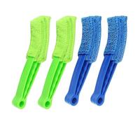 Alwodici 4pcs Venetian Blind Cleaner Wet Dry Window Blinds Cleaner Removable Microfibre Duster Blinds Brush Cleaner For Venetian Blinds Air Conditioner Car Ac Vent