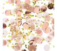 Alwodici 50g Round Confetti 1 Inch Biodegradable Confettis Colorful Paper Scraps Table Confetti For Wedding,Birthday,Party Decoration Festivals, Celebrations, Banquets (B)