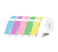 Alwodici 6 Rolls Thermal Printer Labels 12x40mm Thermal Labels 960pcs Multcolor Self-Adhesive Printer Sticker Compatible with Most Thermal Printers Suit Home Office School Retail Warehousing Logistic