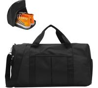 Alwodici Sports Bag Large Capacity Travel Bag Dry Wet Separation Fitness Bags Independent Shoe Compartment Yoga Gym Bag Women Mens Holdall Duffel Bag for Fitness, Sports, Travel, Camping