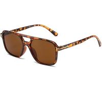 Alwodici Sunglasses Polarised Sunglass Men Womens Wayfarer Sunglasses Men Ultra Light And Stylish Square Sunscreen Glasses, Suitable For Driving, Fishing, And Taking Photos (brown)