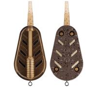 Alwonder 4pcs Carp Fishing Feeder Made by Zinc Weights 40g Set with Inline Carp Fishing Tackle Accessories for Method Feeder Set up