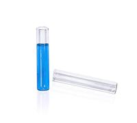 ALWSCI 100 Pcs Vial Inserts, Clear Glass Insert with Polyspring, 5mm Insert Diameter, Volume 250µl, Vial Insert Flat Base Insert Pipe for Laboratory School