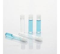 ALWSCI 1mL Empty Glass Sample Vials 8x40mm Flat Base Clear Glass Shell Vial with Plug 200pcs/pk
