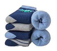 Alxad Kids Merino Wool Thermal Socks for Toddlers Boys Girls Winter Socks Thick Warm Heavy Cosy Crew Boot Skiing Animal Socks 5 Pairs