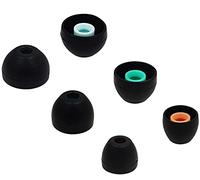 ALXCD, 3 Pairs Soft Silicone Eartips Compatible with Sony WF-XB700, Black Sound Isolating Design