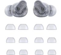 ALXCD Ear Tips Compatible with Beats Studio Buds+, S/M/L 3 Sizes 6 Pairs Soft Silicon Earbuds Replacement Tips Eartips, Compatible with Beats Studio Buds+, 6 Pairs, Transparent
