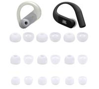 ALXCD Ear Tips Compatible with JBL Endurance Race 4 3 2 Sport Earbuds, 9 Pairs S/M/L Sizes Replacement Soft Silicone Earbud Tips Eartips, Compatible with JBL Endurance Race 9 Pairs White
