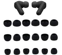 ALXCD Ear Tips Compatible with JBL Vibe Beam2 VibeBeam Earbuds, 9 Pairs S/M/L Sizes Replacement Soft Silicone Earbud Tips Eartips, Compatible with JBL VibeBeam 2 Vibe Beam 9 Pairs Black