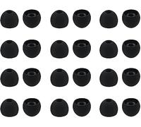 ALXCD Ear Tips for in-Ear Headphones, Large Size 12 Pairs Soft Silicon Earbuds Tips Eartips with 3.8mm Connector Hole, Fit Most in-Ear Earbuds(Inner Hole 3.8mm -4.8mm) 12 Pairs, Black L