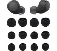 ALXCD Eartips Compatible with Sony WF-C510 Earbuds, S/M/L 3 Sizes 6 Pairs Soft Silicone Ear Tips Replacement Earbuds Tips, Compatible with Sony WF-C510 4mm 6 Pairs Black