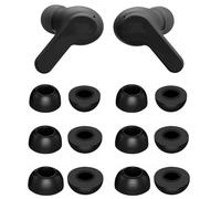 ALXCD Foam Ear Tips Compatible with JBL Vibe Beam Headphones, 6 Pairs S/M/L Sizes Replacement Soft Memory Foam Earbuds Tips Eartips Ear Tips, Compatible with JBL Vibe Beam 6 Pairs Black