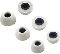 ALXCD Foam Ear Tips Compatible with Sony WF-1000XM4 Earbuds, S/M/L 3 Pairs Soft Memory Foam Ear Tips, Silver