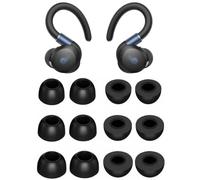 ALXCD Foam Ear Tips Compatible with Soundcore Sport X20 Earbuds, S/M/L Sizes 6 Pairs Soft Memory Foam Ear Buds Tips Replacement Eartips, Compatible with Soundcore Sport X 20 6 Pairs Black
