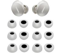 ALXCD Foam Eartips Compatible with Bose New QuietComfort Earbuds, 6 Pairs S/M/L Sizes Soft Foam Ear Tips Replacement Earbuds Tips, Compatible with Bose New QuietComfort Earbuds 2024 QC 6 Pairs Gray