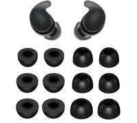 ALXCD Foam Eartips Compatible with Sony LinkBuds Fit Earbuds, S/M/L 3 Sizes 6 Pairs Soft Memory Foam Ear Tips Replacement Earbuds Tips, Compatible with Sony LinkBuds Fit 6 Pairs Black