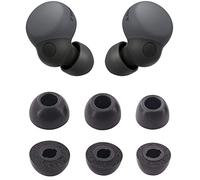 ALXCD Foam Eartips Compatible with Sony LinkBuds S Earbuds WFLS900N/B, S/M/L 3 Sizes 3 Pairs Soft Memory Foam Ear Tips Earbuds Replacement Tips, Compatible with LinkBuds S, Black sml