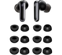 ALXCD Foam Eartips Compatible with Soundcore Liberty 4NC Earbuds, S/M/L 3 Sizes 6 Pairs Soft Memory Foam Ear Tips Replacement Earbuds Tips, Compatible with Liberty 4NC 6 Pairs Black