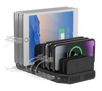 Alxum 60W 10 Ports USB A Charging Station for Multiple Devices,5V 2.4A