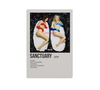 Aly & AJ Album Sanctuary Poster Canvas Wall Art Aesthetic Cover Poster Modern Art Painting for Living Room 08x12inch(20x30cm) Unframe-style