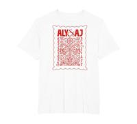 Aly & AJ with Love from Handkerchief T-Shirt, Men's Big and Tall, White, 4X Tall
