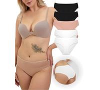 ALYA Premium Underwear for Women, Organic Cotton, Mid-Rise Women’s Knickers, Breathable Pants for Ladies, Multipack, Comfortable, Stretchable Ladies’ Panties (S...3XL)