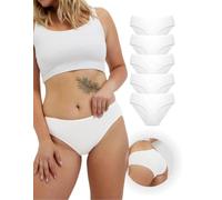 ALYA Premium Underwear for Women, Organic Cotton, Mid-Rise Women’s Knickers, Breathable Pants for Ladies, Multipack, Comfortable, Stretchable Ladies’ Panties (S...3XL)
