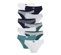 ALYA UNDERWEAR Girl's Knickers, Cotton Kids Panties, Soft and Comfortable Girl Briefs (Pack Of 10, X23, 10-11 Years)