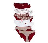 ALYA UNDERWEAR Girl's Knickers, Cotton Kids Panties, Soft and Comfortable Girl Briefs (Pack Of 10, X27, 10-11 Years)