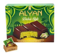 Alyan Dubai Style Chocolate Bar 100g - Pistachio & Knafeh Crunch, Creamy Milk Chocolate, Arabic-Inspired Luxury Treat, Bundle by UrbanShoppi (Pack of 1)