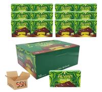 Alyan Dubai Style Milk Chocolate Bar, Knafeh and Pistachio, 100g (12x Bars)