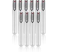 ALYAR Halloween Test Tube Shot Glasses Test Tube Shots Plastic Novelty Shape Test Glasses Blood Sample Shots Sheet of Stickers to Customize Halloween Party Decor Accessory (Pack of 10)