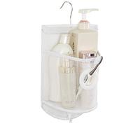 ALYER Small Hanging Mesh Shower Caddy,Series Toiletry and Bath Accessories Organizer (White)
