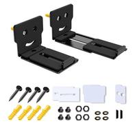 Alyphyly Adjustable Soundbar Mount, Universal Sound Bar Wall Brackets Works with Most Sound bar Mounts, Length Adjustable 3.4''-5.2'', Removable and Lockable Mounting Bracket