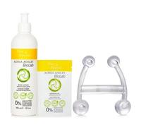 Alyssa Ashley Biolab Tiare & Almond Body Lotion + Shower Gel + Massager 3pcs