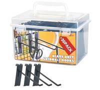 Alytree 30 Pack Gridwall Hooks, 10cm Black Grid Wall Panel Hangers, Metal Display Hooks for Grid Wall, Gridwall Accessories for Retail Garage Shop Home Display (4 inches)