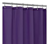 ALYVIA SPRING Royal Purple Fabric Shower Curtain Liner Waterproof - Soft & Light-Weight Cloth Shower Liner with 3 Magnets, Hotel Quality & Machine Washable - Standard Size 72x72, Purple