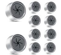 Alyvisun 10Pcs Self Adhesive Tea Towel Holders, Strong Grip Towel Hooks Stick on Wall, Push in Suction Tea Towel Holders for Kitchens and Bathroom, No Drilling