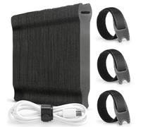 Alyvisun 120 PCS Cable Ties Reusable - 150x12 mm,