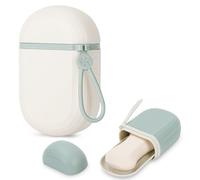 Alyvisun 2pcs Travel Soap Case, Portable Soap Box, Soap Dish with lid, Soap Holder with drainage, Waterproof Leakproof Soap Container for Travel Bathroom Kitchen Camp Outdoor