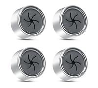 Alyvisun 4Pcs Self Adhesive Tea Towel Holders, Strong Grip Towel Hooks Stick on Wall, Push in Suction Tea Towel Holders for Kitchens and Bathroom, No Drilling
