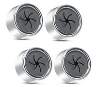 Alyvisun 4Pcs Self Adhesive Tea Towel Holders, Strong Grip Towel Hooks Stick on Wall, Push in Suction Tea Towel Holders for Kitchens and Bathroom, No Drilling