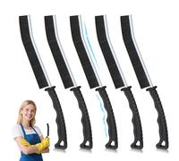 Alyvisun 5PCS Hard Bristle Crevice Tool Gap, Thin Cleaning Brush for Door Tracks, Window Grooves, Kitchen, Black